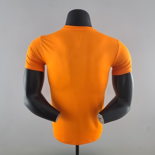 Brooklyn Nets Casual T-shirt Orange