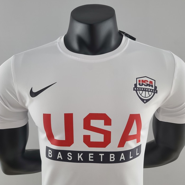 USA Basketball Team Casual T-shirt White