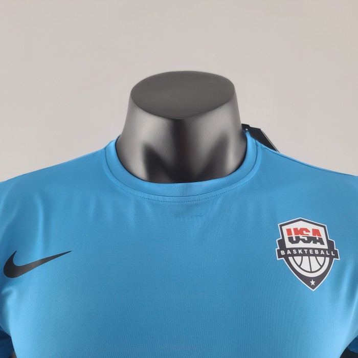 USA Basketball Team Casual T-shirt Blue