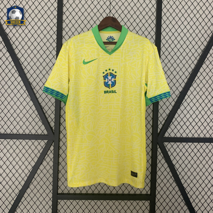 Brazil 2024 Copa America Home Man Jersey
