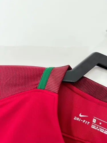 Portugal Retro Home Long Sleeve  Jersey 2016