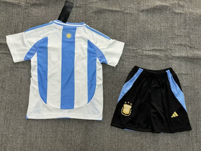 Argentina 2024 Copa America Home Kids Suit
