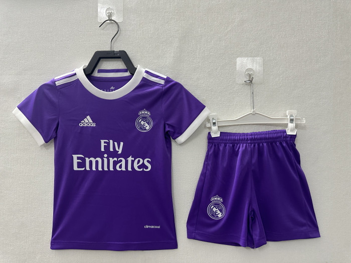 Real Madrid Away Retro Kids Suit 16/17