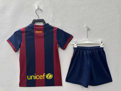 Barcelona Home Retro Kids Suit 14/15