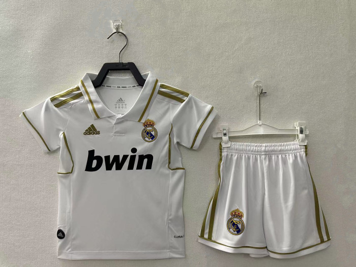 Real Madrid Home Retro Kids Suit 2011/12