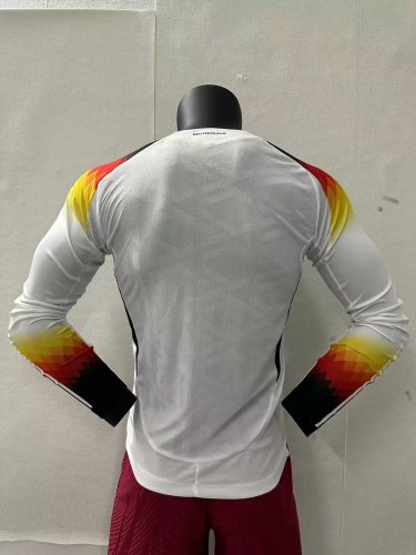 Germany Euro 2024 Home Player Version Long Sleeve Jersey