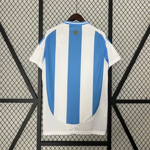 Argentina 2024 Copa America Home Man Jersey With FIFA World Cup badge