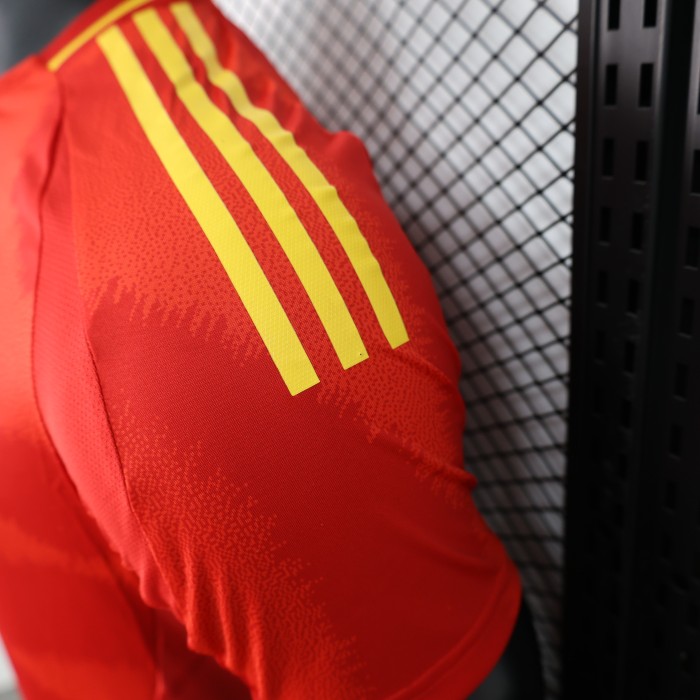 Spain Euro 2024 Home Player Version Man Jersey