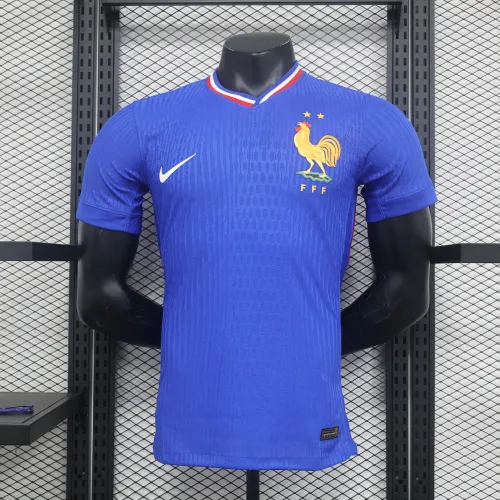 France Euro 2024 Home Player Version Man Jersey