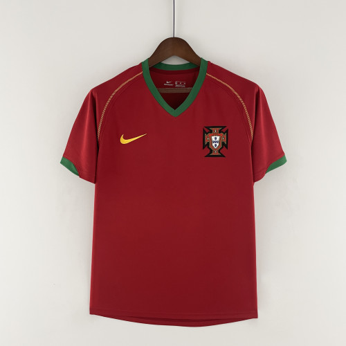 Portugal Home Retro Jersey 2006