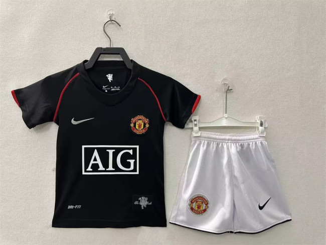 Manchester United Away Retro Kids Suit 2007/08