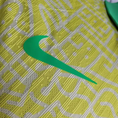 Brazil 2024 Copa America Home Player Version Long Sleeve Jersey