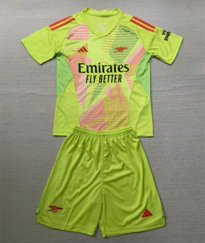 Arsenal Green Goalkeeper Kids Suit 24/25
