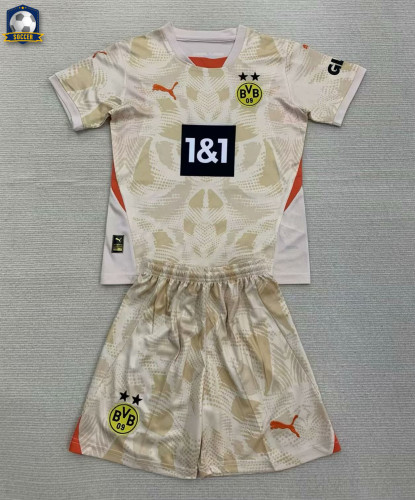 Borussia Dortmund Goalkeeper Kids Suit 24/25 Yellow