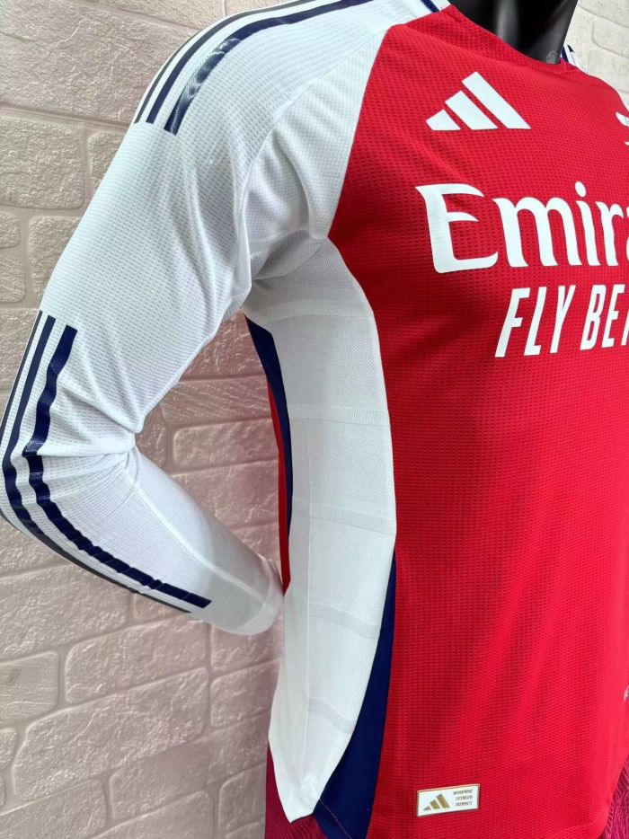 Arsenal Home Player Long Sleeve Jersey 24/25