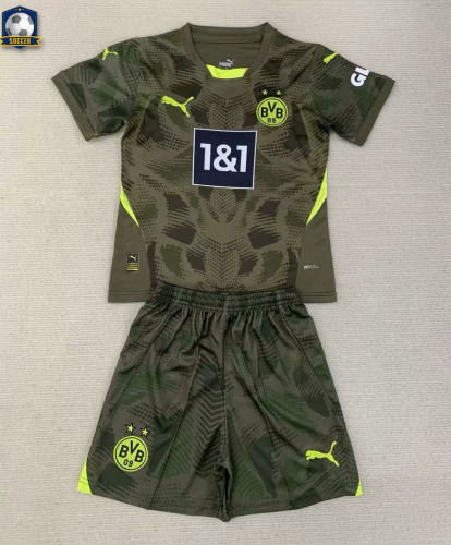 Borussia Dortmund Goalkeeper Kids Suit 24/25 Olive