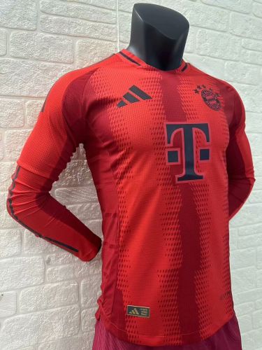 Bayern Munich Home Player Long Sleeve Jersey 24/25