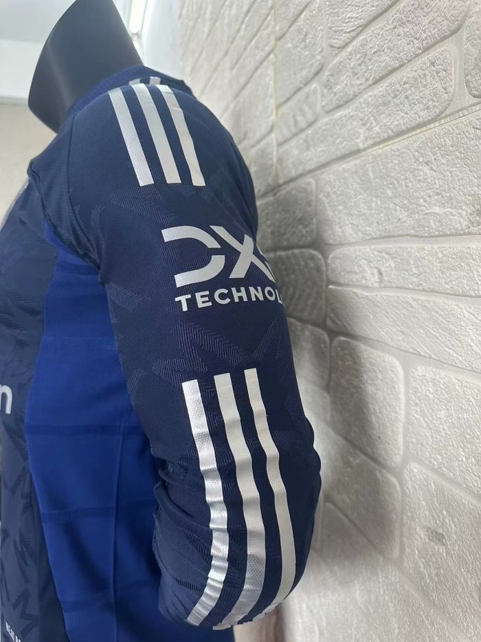Manchester United Away Player Long Sleeve Jersey 24/25