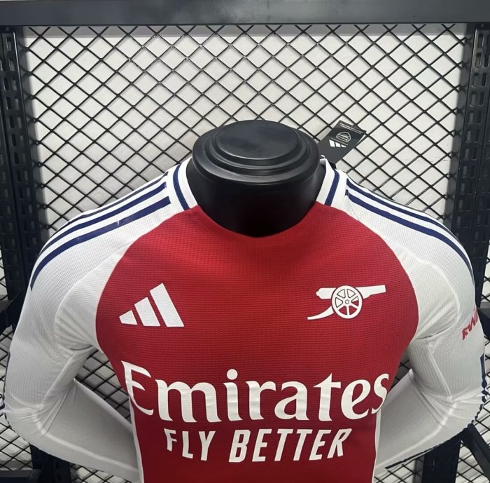 Arsenal Home Player Long Sleeve Jersey 24/25