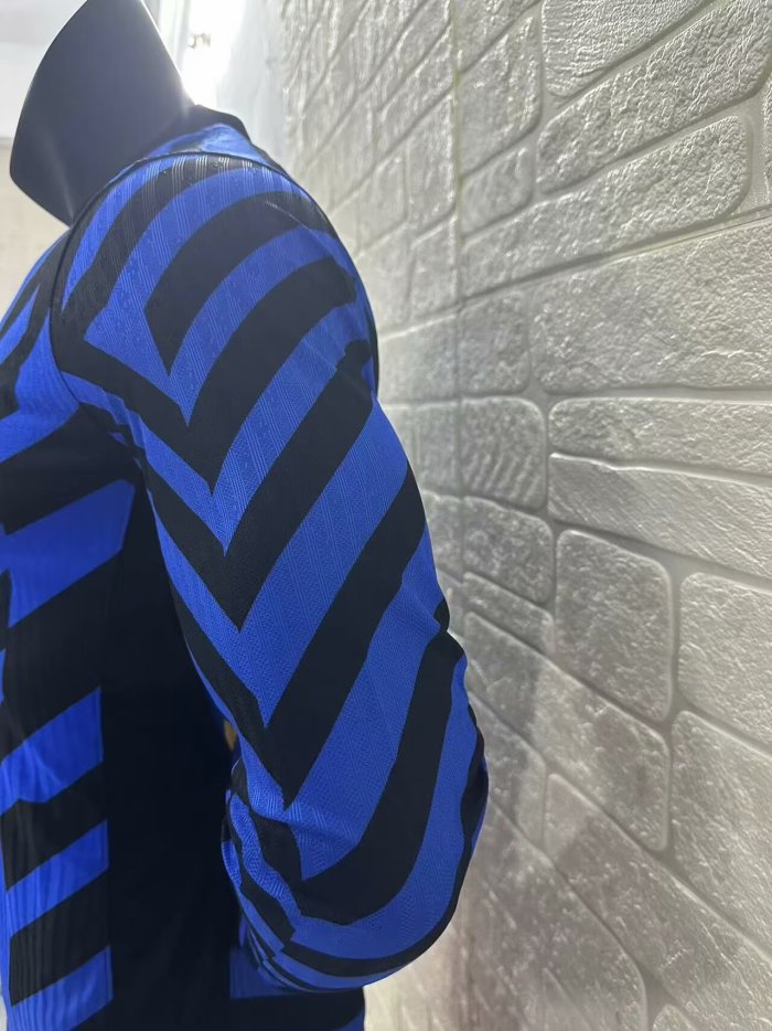 Inter Milan Home Player Long Sleeve Jersey 24/25