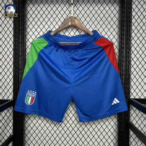 Italy Euro 2024 Home Shorts Blue