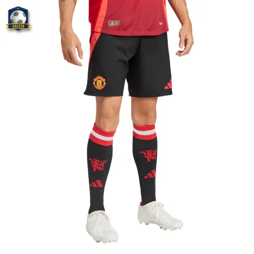 Manchester United Home Shorts 24/25 Black