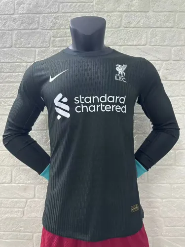 Liverpool Away Player Version Long Sleeve Jersey 24/25