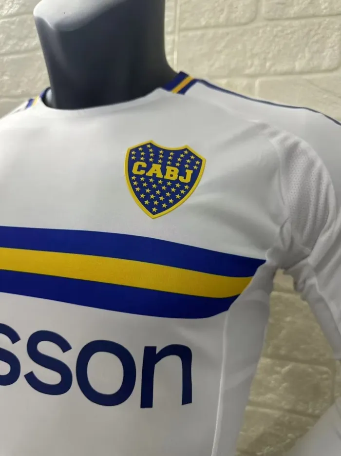 Boca Away Player Long Sleeve Jersey 24/25
