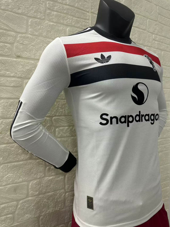 Manchester United Third Player Long Sleeve Jersey 24/25