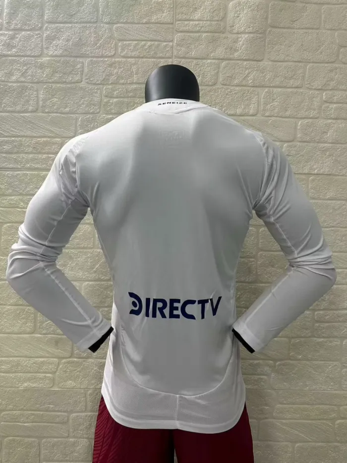 Boca Away Player Long Sleeve Jersey 24/25