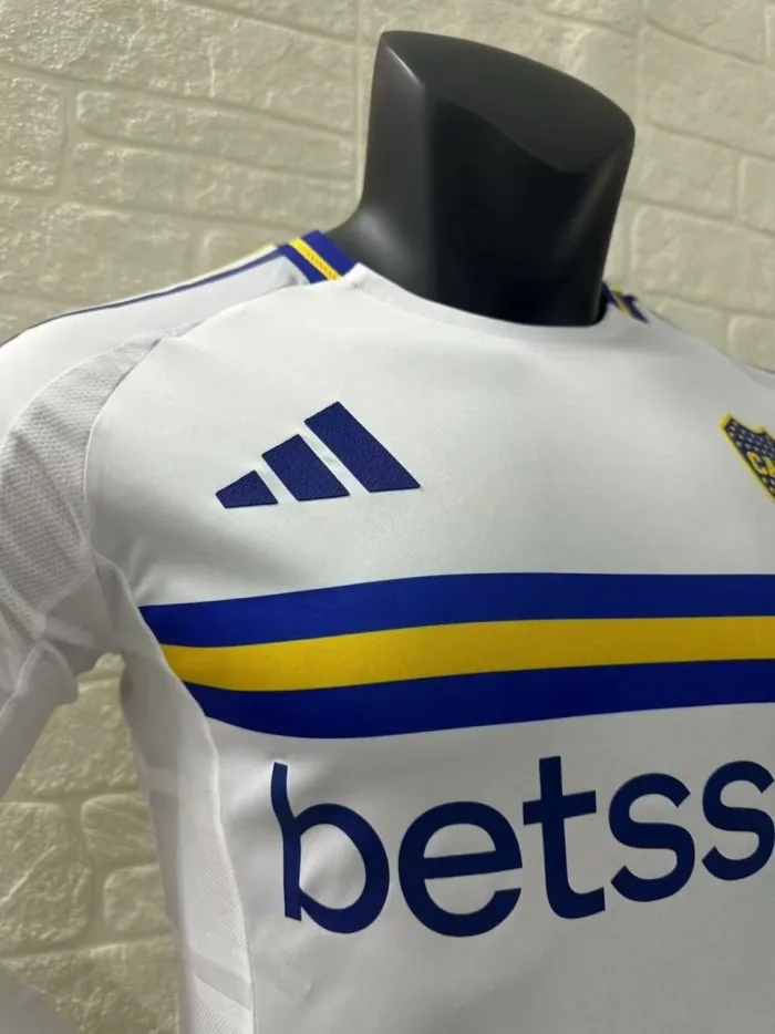 Boca Away Player Long Sleeve Jersey 24/25