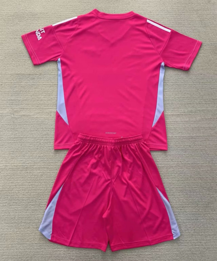 Arsenal Green Goalkeeper Kids Suit 24/25 Pink