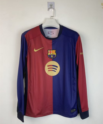 Barcelona Man Home Long Sleeve Jersey 24/25