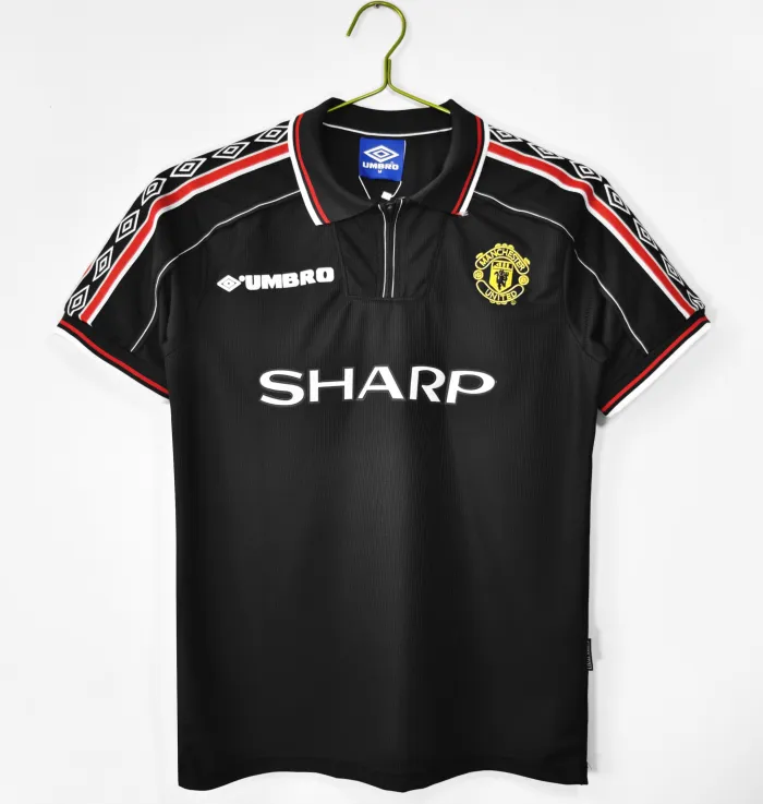 Manchester United Home Retro Jersey 1998/99 Black Version