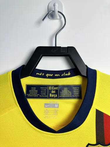Barcelona Away Long Sleeve Retro Jersey 2008/09