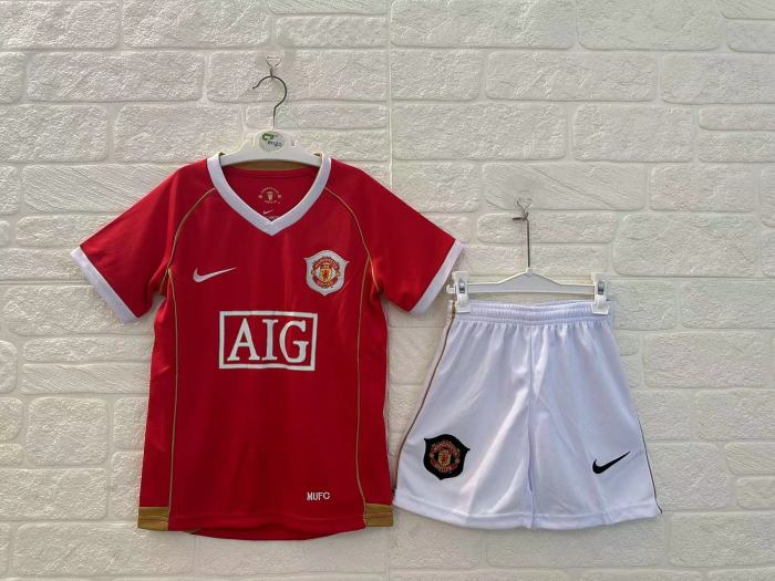 Manchester United Home Retro Kids Suit 2006/07
