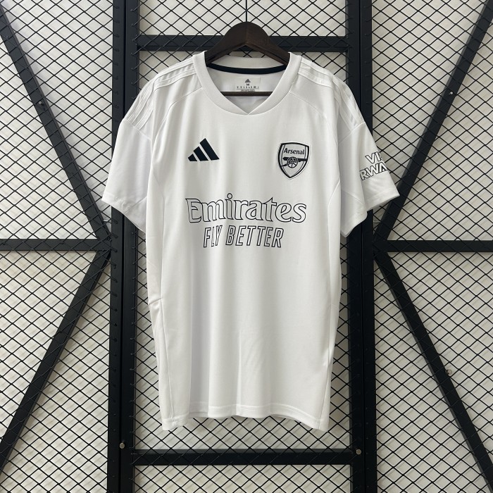 Arsenal White 'No More Red' Speicial Man Jersey 23/24