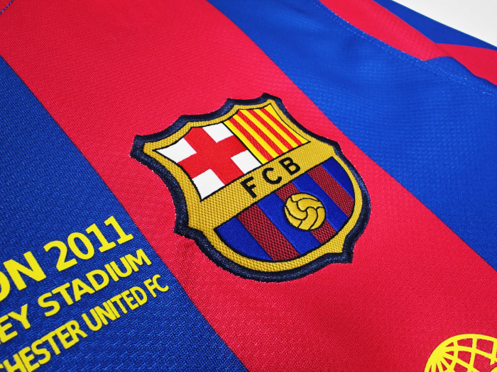 Barcelona Home UCL Final Retro Jersey 2010/11