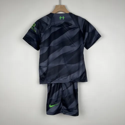 Liverpool Kids Goalkeeper Jersey 23/24 Gray