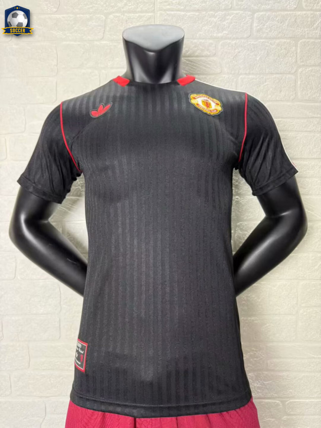 Manchester United Icons Black Player Jersey 25/26