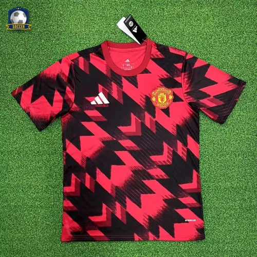 Manchester United Man Red-Black Training Jersey 25/26