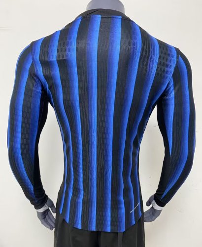 Inter Milan Home Player Long Sleeve Jersey 25/26