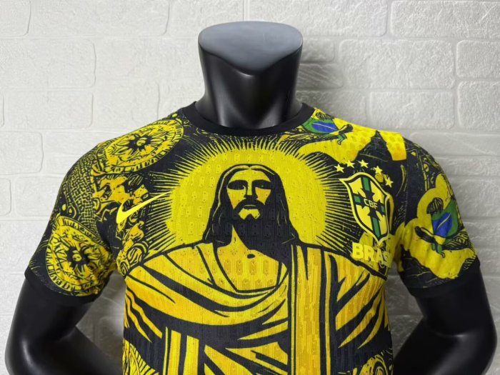 Brazil Yellow Special Edition Player Version Man Jersey