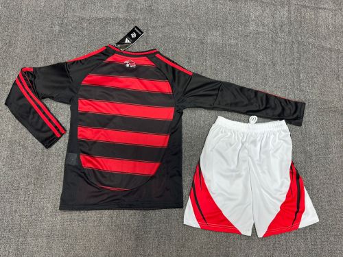 Flamengo Home Long Sleeve Kids Suit 25/26