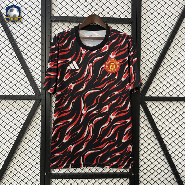 Manchester United Man Pre Match Training Jersey 25/26