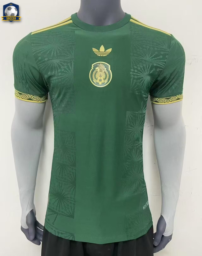 Mexico Gold Man Player Jersey 25/26 Green
