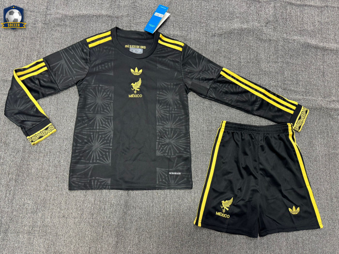 Mexico Gold Long Sleeve Kids Suit 25/26