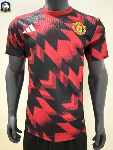 Manchester United Men Red-Black Training Player Jersey 25/26