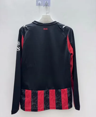 AC Milan Home Long Sleeve Man Jersey 25/26