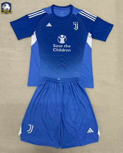 Juventus Blue Goalkeeper Kids Suit 25/26